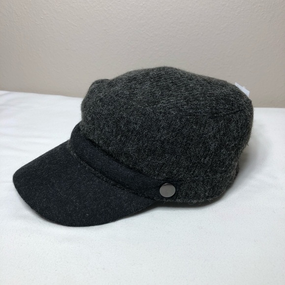 David & Young Cadet Cap Unisex One Size Dark Gray Elastic Band Back Lined Hat - Picture 2 of 12